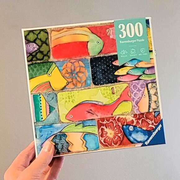 SPLASHY FISH TILES by Ravensburger JIGSAW PUZZLE 300 pieces - Picture 1 of 8